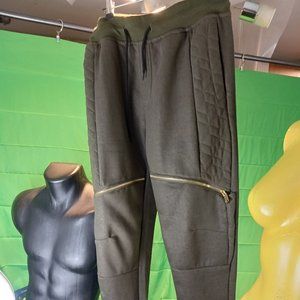 switch jugging green khaki M with zip pocket streetwear brand new joggers cargo